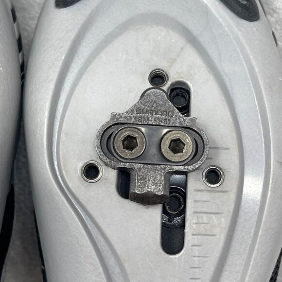 Specialized Cycling Shoes Womens US 9 Silver Black Hook & Loop BG 6103-3540 - Picture 12 of 16